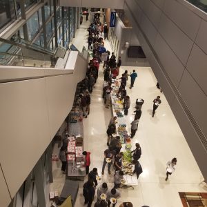 This photo shows an overview of attendees at HackPSU