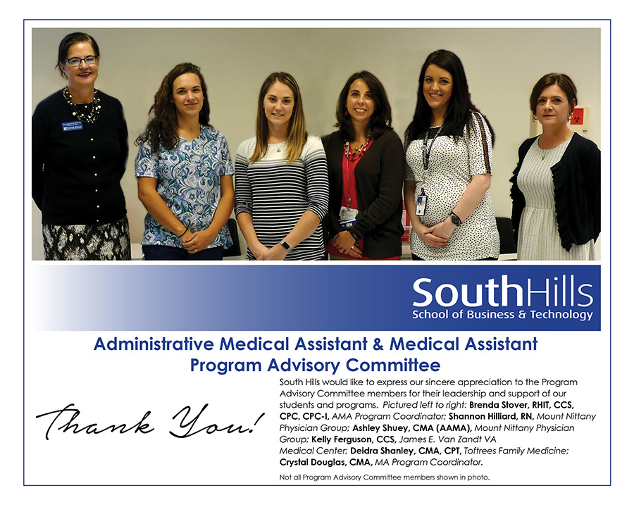 State College Administrative Medical Assistant & Medical Assistant Program Advisory Committee