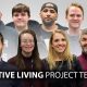 This photo shows the individuals involved in the Active Living project team