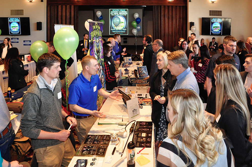 Over 80 employers participated in the 2019 Network Career Fair, many of them represented by South Hills alumni.