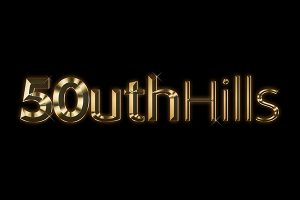 South Hills logo in gold to celebrate 50 years