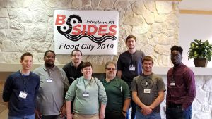 IT students from the Altoona Campus of South Hills at BSides Flood City 2019
