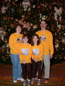 The Gentzel family at Disney